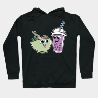 Ramen Noodle Soup Kawaii Anime Bubble Tea Boba Hoodie